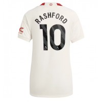 Fotbalové Dres Manchester United Marcus Rashford #10 Dámské Alternativní 2023-24 Krátký Rukáv